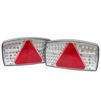 Set: 2x trailer tail lights for sale - Fabrilcar by Apsöck - 7 LED functions - LEFT AND RIGHT side 