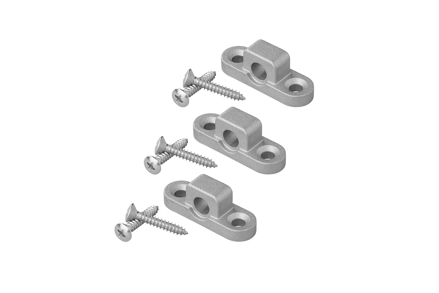 Set of three metal horizontal eyelets for the ProPlus awning, awning ...