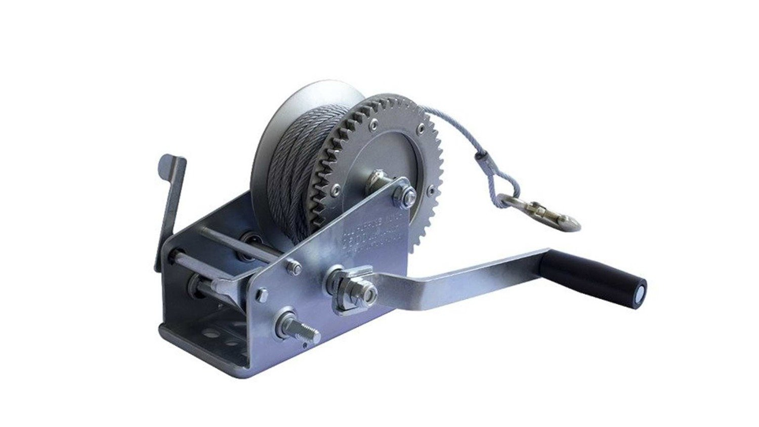 Hand winch for boat trailers 1135 kg with rope without cover Knott