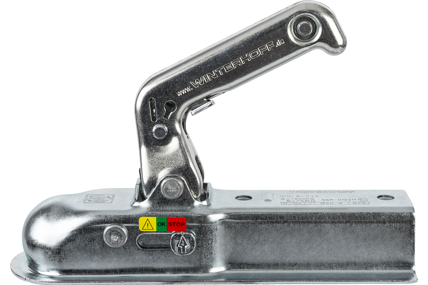 Engate Esférico WINTERHOFF WW8-B Para Reboque De 800 Kg Com Barra De Tracao Tubular De 60 Mm