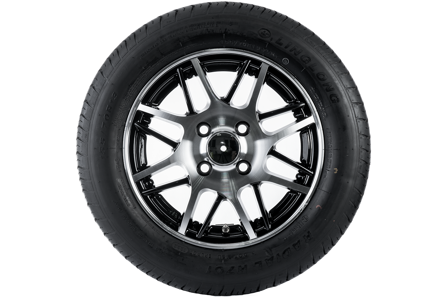 Aluminum wheel for trailers 155 70 R13 4x100 75N Unitrailer