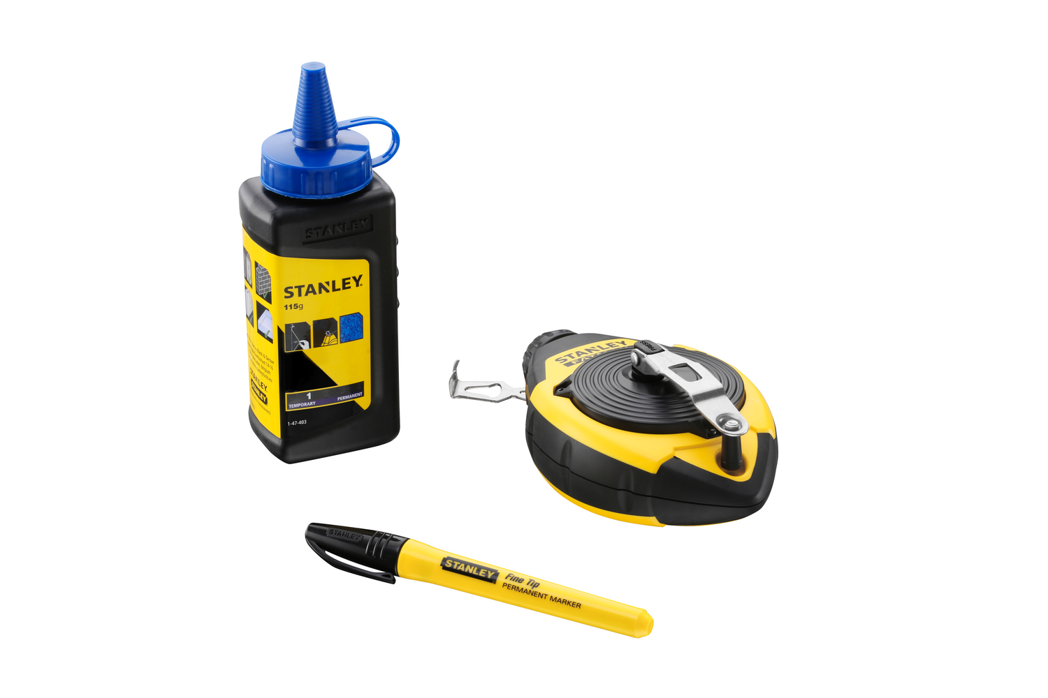 STANLEY FATMAX 0-47-681 marking set string + chalk + marker - UNITRAILER