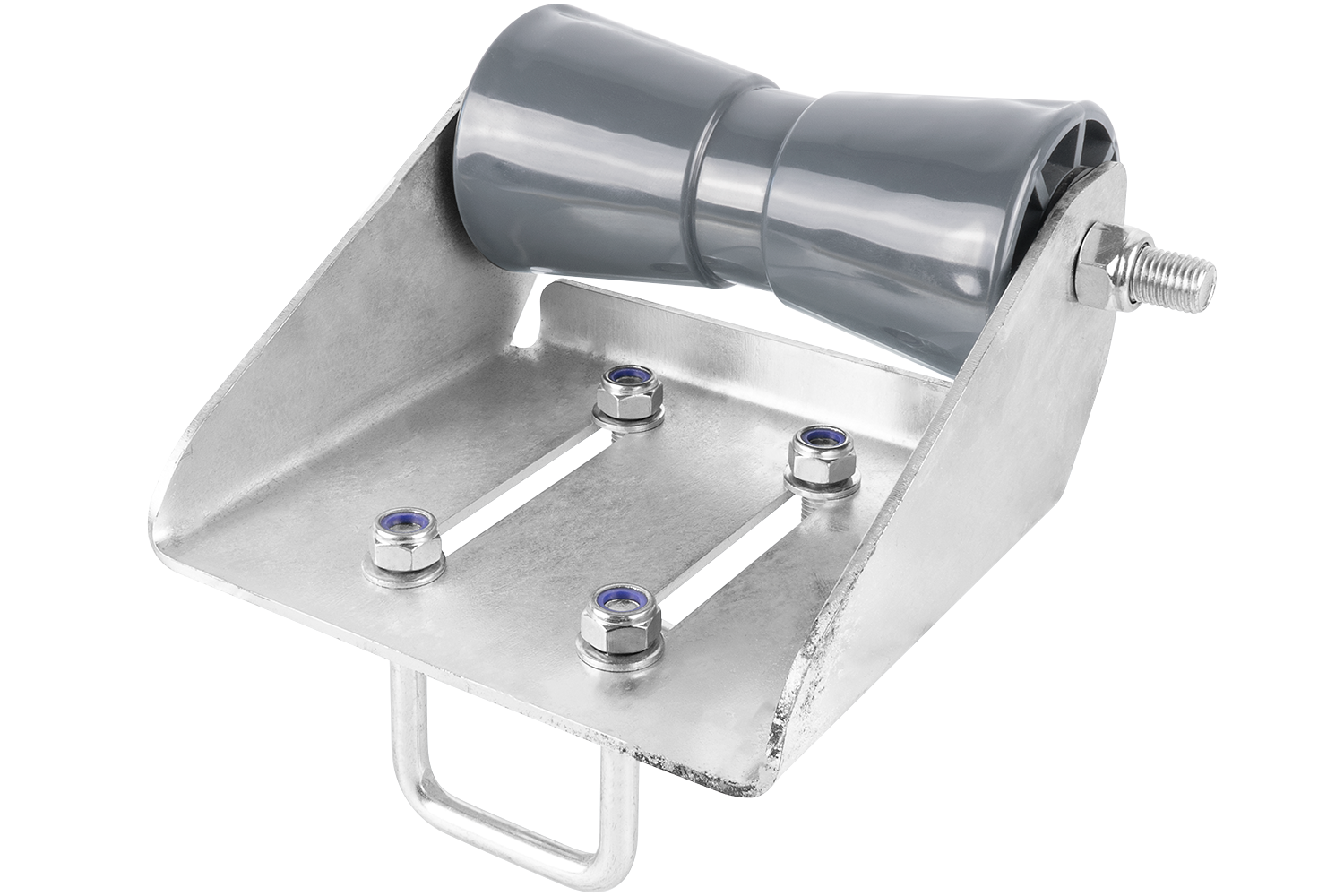 Keel roller bracket with a keel roller for boat trailers RDZ/P