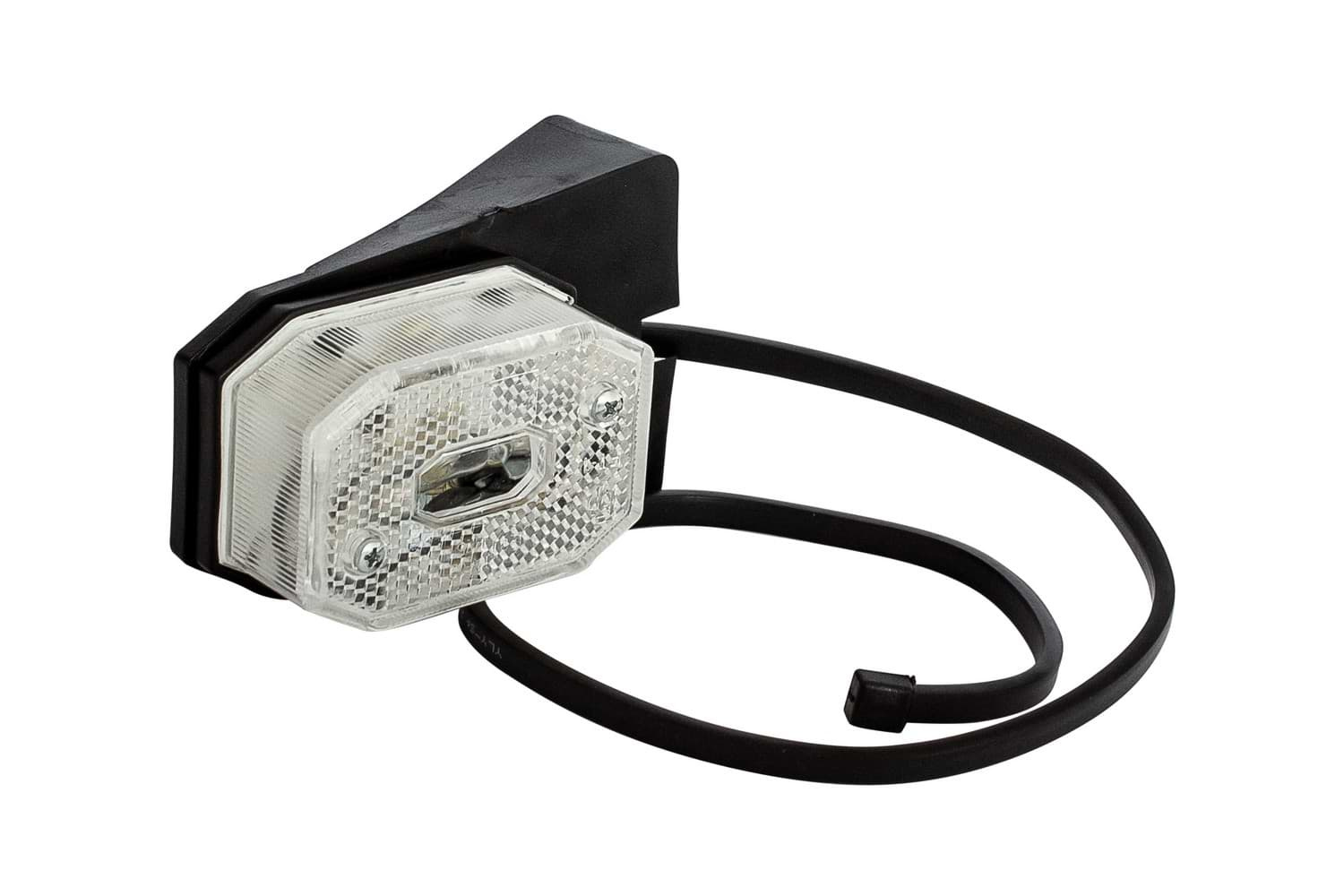 FRISTOM FT001 white side marker light (with holder and reflector) UNITRAILER
